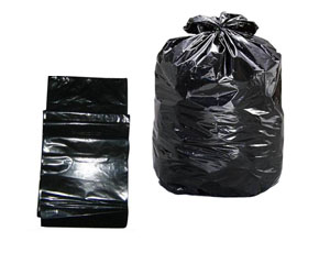 Atkritumu maisi 100l, 30mkr, 1 rullis, 10gab., balti, LDPE